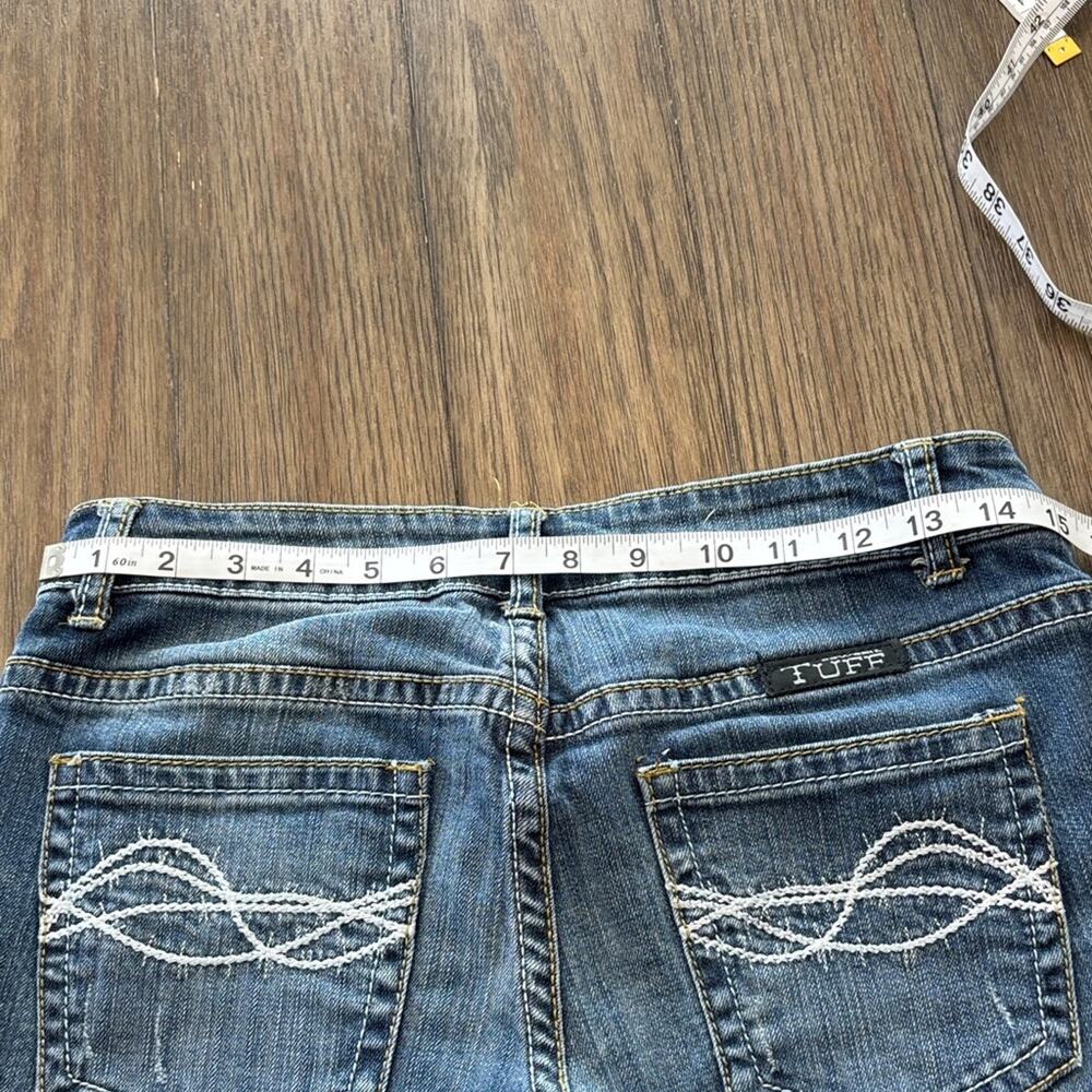 Cowgirl Tuff Classic Straight Leg Blue Jeans 28x35 - Picture 12 of 16